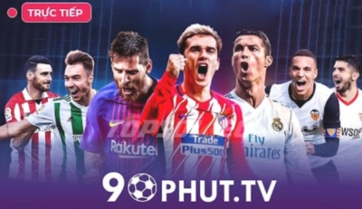 90phut TV - Kênh xem bóng đá trực tuyến không thu phí dịch vụ